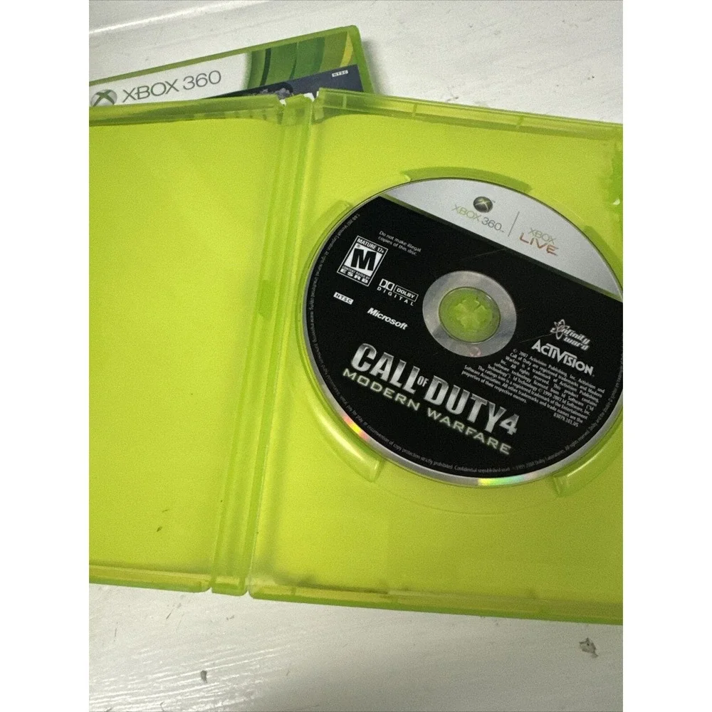 Call of Duty 4: Modern Warfare -- Platinum Hits (Microsoft Xbox 360, 2010) Ghost